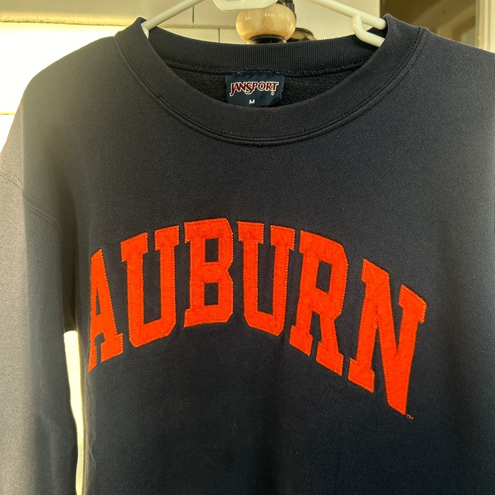 VINTAGE JanSport Auburn sweatshirt in Navy